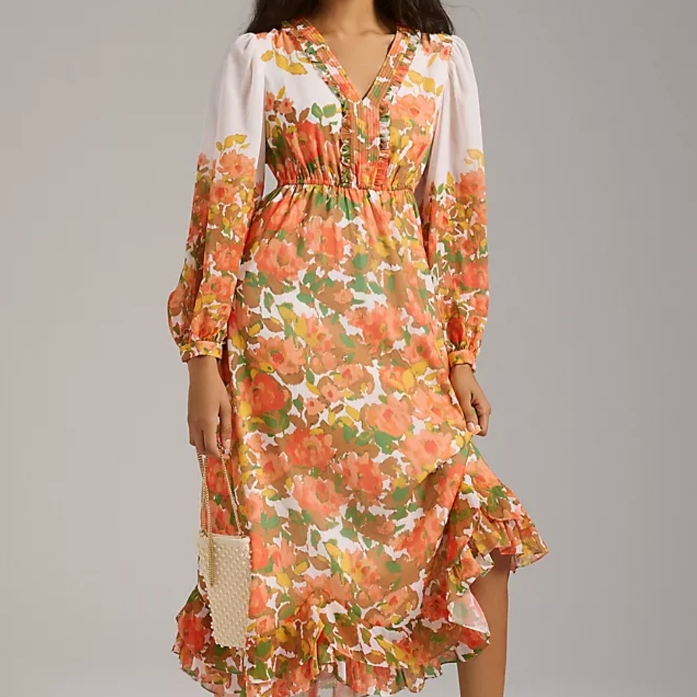 Floral Long Sleeve Dress